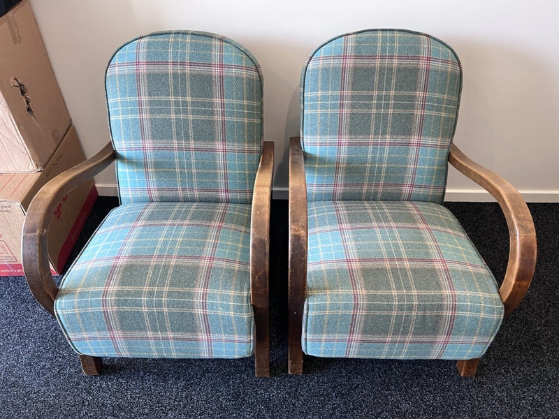 Vintage 1950’s Fireplace Arm Chairs Carousel 7