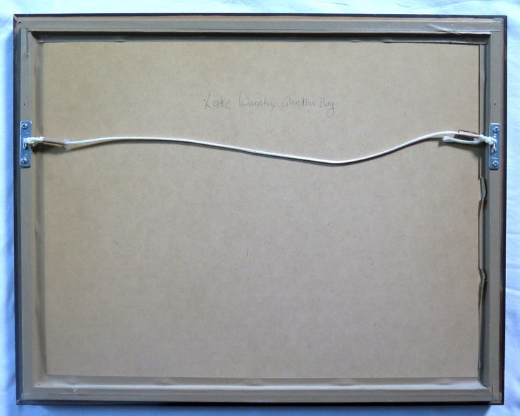 ASTON GREATHEAD "GLENDHU BAY, LAKE WANAKA" 1989" GLAZED OIL ON BOARD62863864477185113