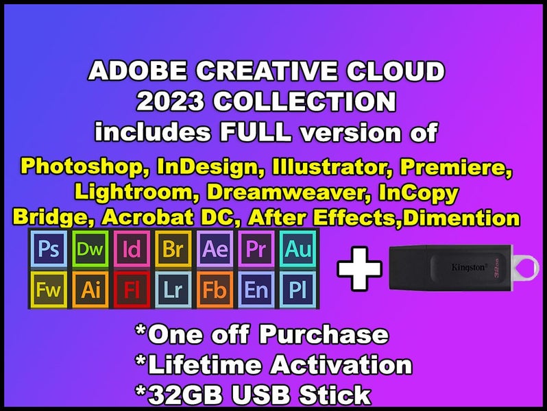 Creative Cloud Suite 2023 FULL Standalone Version For Lifetime -(Photoshop etc) Carousel 1