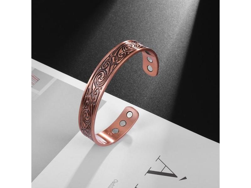 Trendy Magnetic Punk Bracelet Magnetic Metal Bracelet Carousel 1