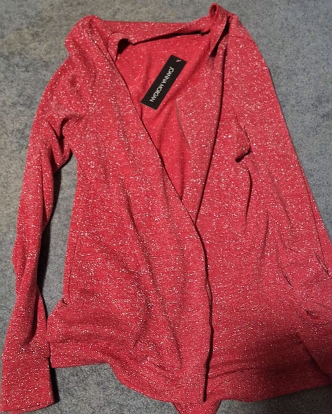 PINK/ RED WOMES ZIP UP CARDIGAN Carousel 1