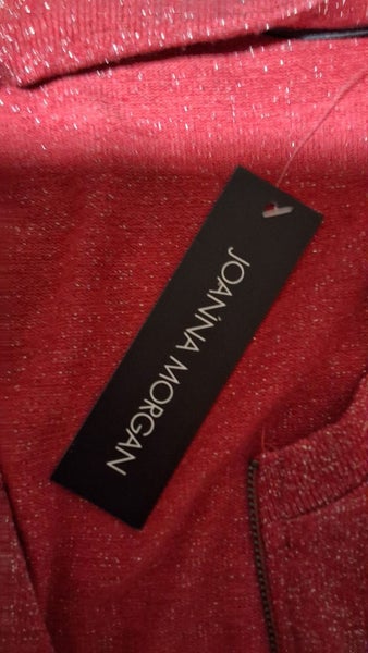 PINK/ RED WOMES ZIP UP CARDIGAN Carousel 2