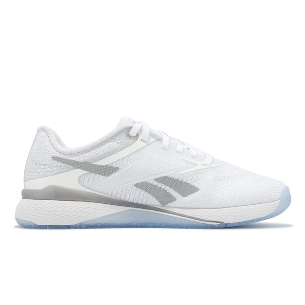 Reebok Nano X5 White Grey Silver Women Cross Training Workout Shoes 100209371 Carousel 2