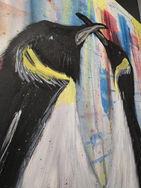Penguin painting Carousel 3
