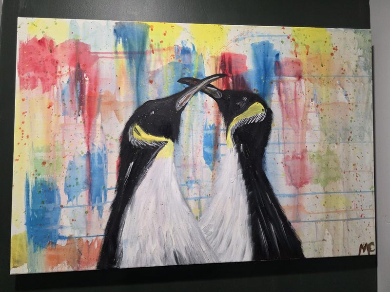 Penguin painting Carousel 2