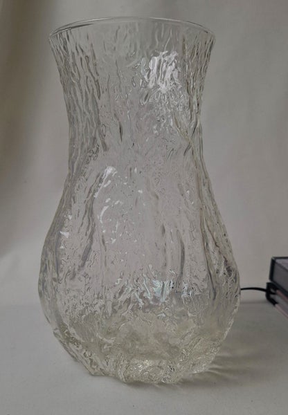 +++ VINTAGE "ITALIAN SELEZIONE IVV?" ART GLASS TEXTURED MODERNIST VASE +++ Carousel 2