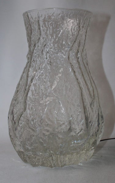 +++ VINTAGE "ITALIAN SELEZIONE IVV?" ART GLASS TEXTURED MODERNIST VASE +++ Carousel 16