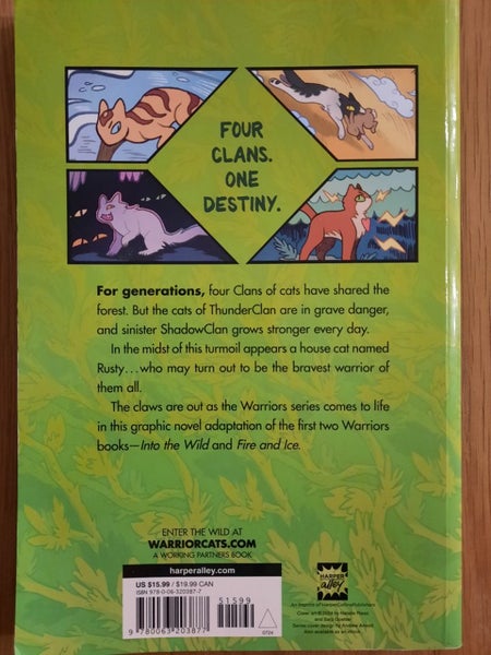 Warriors - Into the wild graphic novel Carousel 2