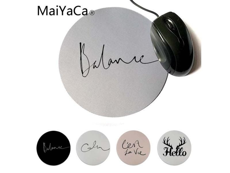 MaiYaCa New Design Balance Gamer Speed Mice Small Rubber Mousepad Carousel 2