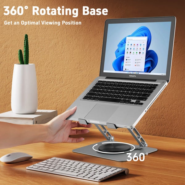 Laptop Stand Folding Lift Cooling Base Desktop Tablet Portable Adjustable Carousel 1