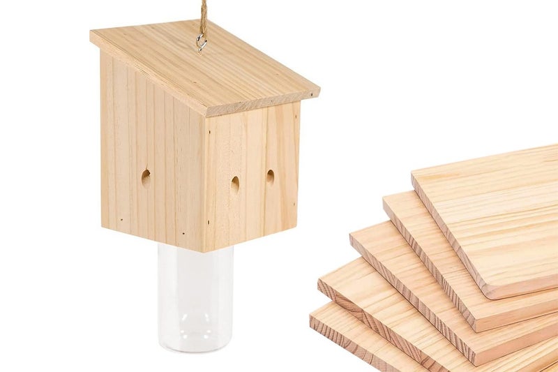 Bee Trap for Outside Hanging Wood Carpenter Bee Traps and Plastic Jar -Style2 Carousel 2