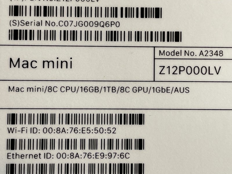 Mac mini (M1, 2020) - 16GB of RAM, 1TB SSD Carousel 2