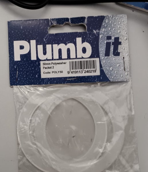 50mm Polywasher Packet 2 (Plumb IT brand, code POLY50) **CLEARANCE** Carousel 1