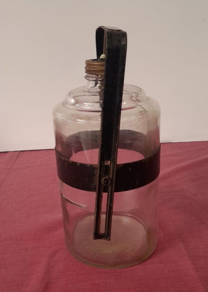 Vintage Rippingilles Fryside Drip Feed Glass Bottle for Paraffin Kerosene Heater Carousel 4