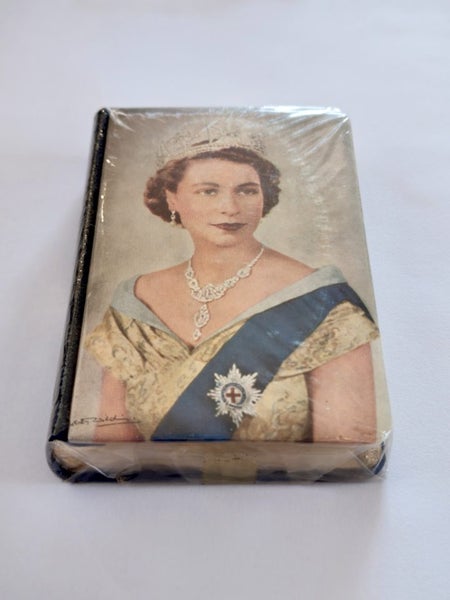 Unopened 1953 Commemorative Book of Common Prayer QEII Coronation Collins Queen Carousel 1