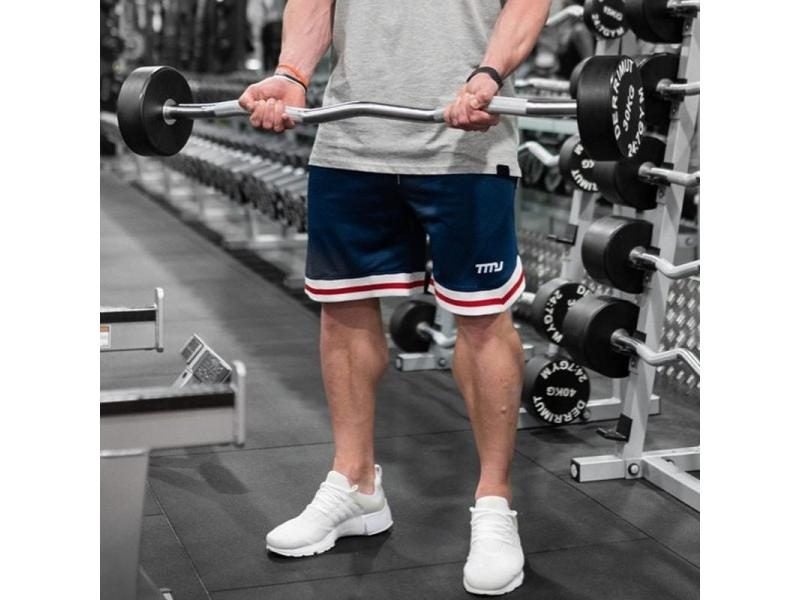 Summer Men's Running Shorts For Sports Fitness Quick Dry Gym Pants Carousel 1