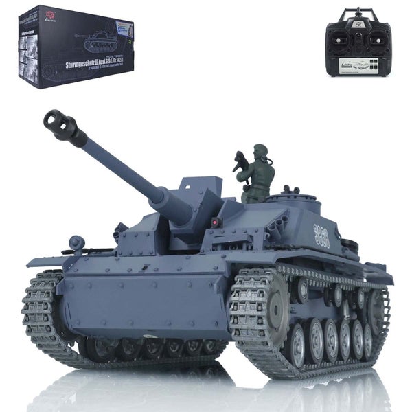 Henglong 3868-1 German Stug III F8 7.0 RTR RC Tank 1/16 Carousel 1