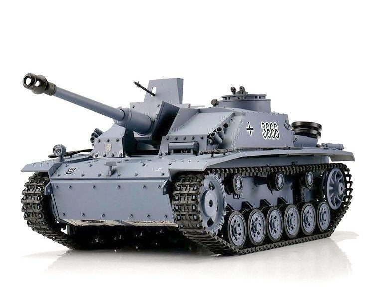 Henglong 3868-1 German Stug III F8 7.0 RTR RC Tank 1/16 Carousel 3