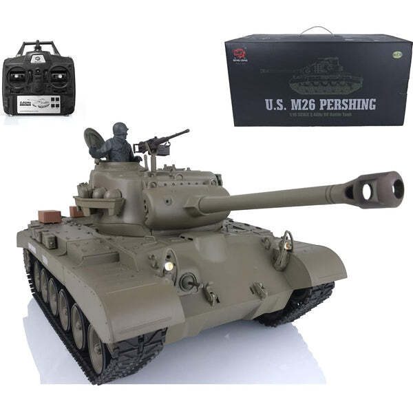 HengLong 3838-1 Henglong M26 Pershing R/C Tank 7.0V RTR + Smoke/Sound 1/16 Carousel 1