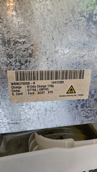 Westinghouse Fridge Freezer - Stainless Steel | $1 Reserve | Needs Repair Carousel 2