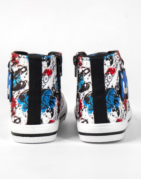 Sonic the Hedgehog Multicoloured Laced Trainers (Boys) Carousel 2