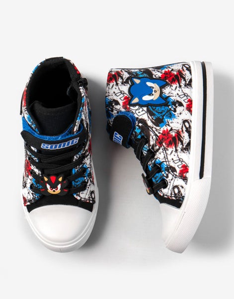 Sonic the Hedgehog Multicoloured Laced Trainers (Boys) Carousel 4