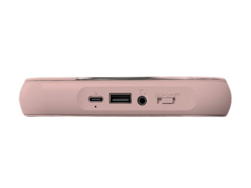 Portable CD Player Bluetooth 5.3 with HiFi Speakers Supports CD USB MP3 Pink Carousel 4