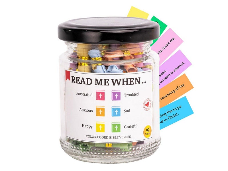 Bible Verse Jar for Emotions and Feelings and Daily Encouragement Carousel 1