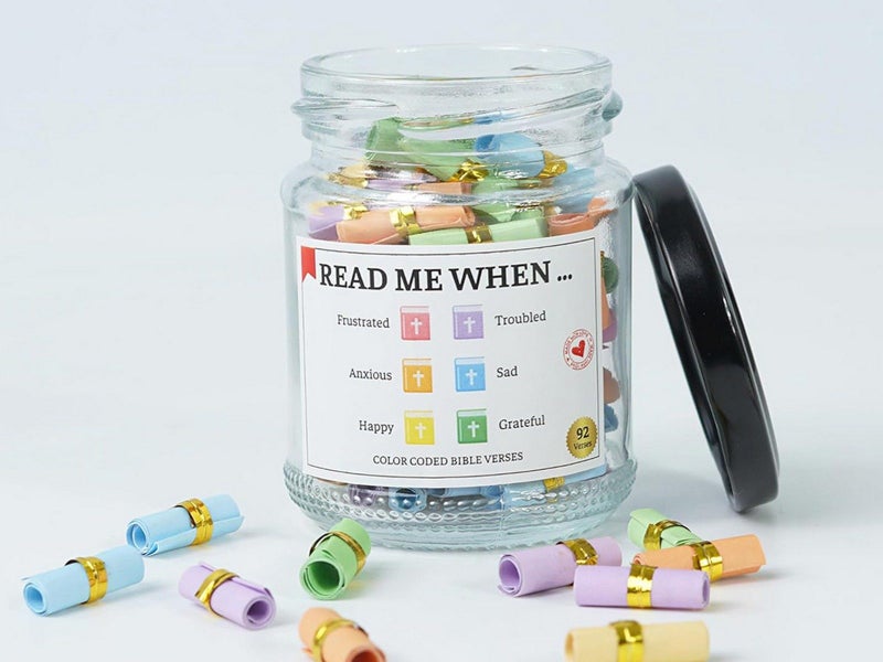 Bible Verse Jar for Emotions and Feelings and Daily Encouragement Carousel 4