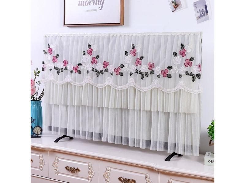 LCD TV Cover TV Dust Cover Curved Surface Household 70 Inch Waterproof Monitor Carousel 2
