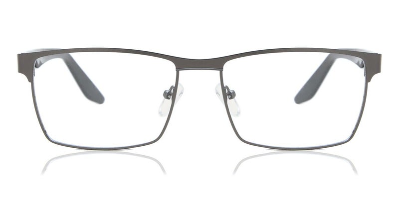 Full Rim Rectangle Matte Gunmetal SmartBuy Collection Menning 881B 57 Fashion Carousel 1