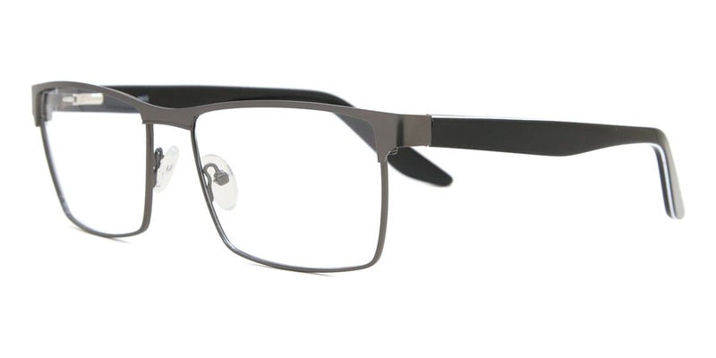 Full Rim Rectangle Matte Gunmetal SmartBuy Collection Menning 881B 57 Fashion Carousel 2