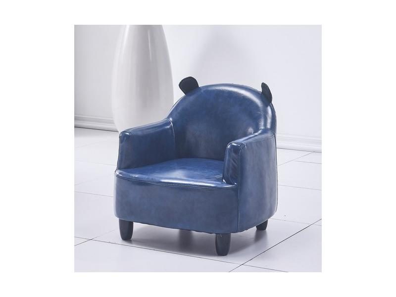 Kids' Leather Sofa Single Child Reading Mini Chair Cartoon Furniture Christmas Carousel 1