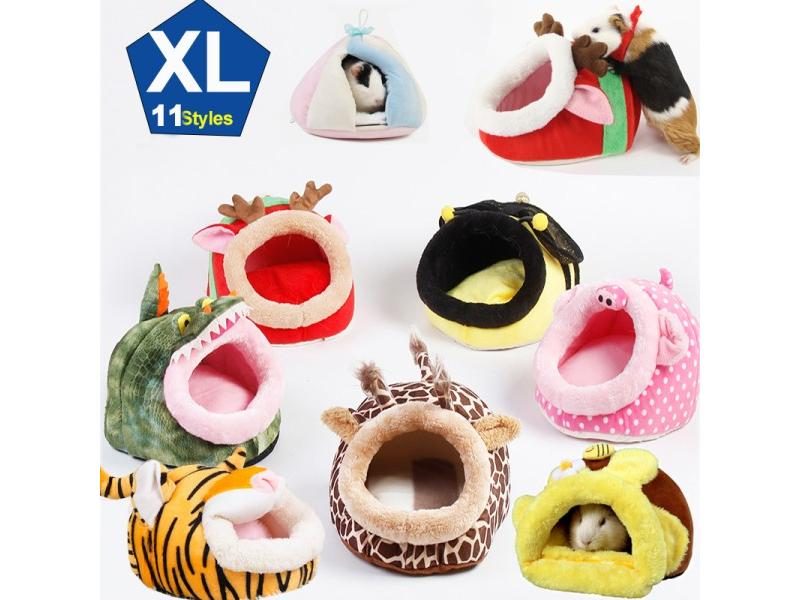 Soft Guinea Pig House Bed Cage For Hamster Mini Animal Mice Rat Nest Bed Carousel 2