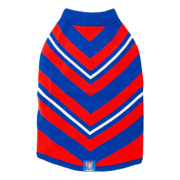Newcastle Knights NRL Team Colour Dog Jumper - Size Large Carousel 1
