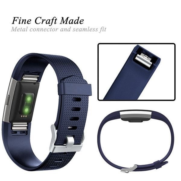 Fitbit Charge 2 Silicone Strap Navy Carousel 2