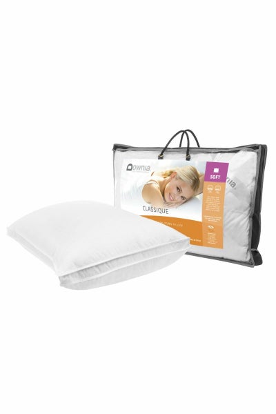 Downia CLASSIQUE white duck down & feather pillow (SOFT) Carousel 2