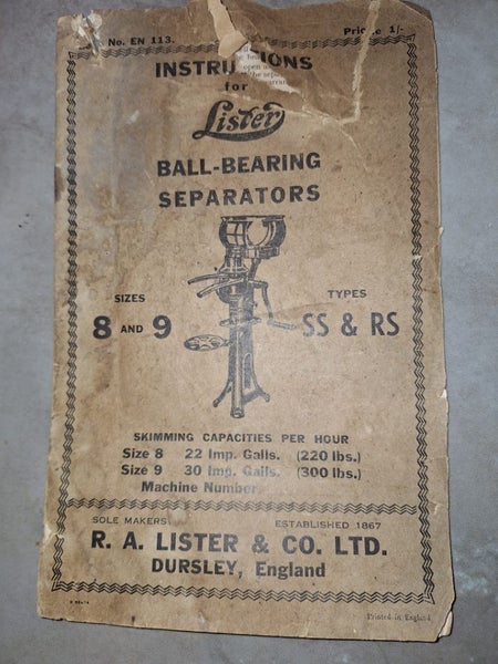 Lister Ball-bearing Cream Separator Carousel 2