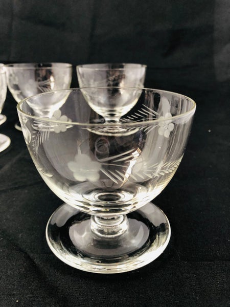 Vintage Ice Cream/Parfaits Footed Bowls (20628)62937632745731112