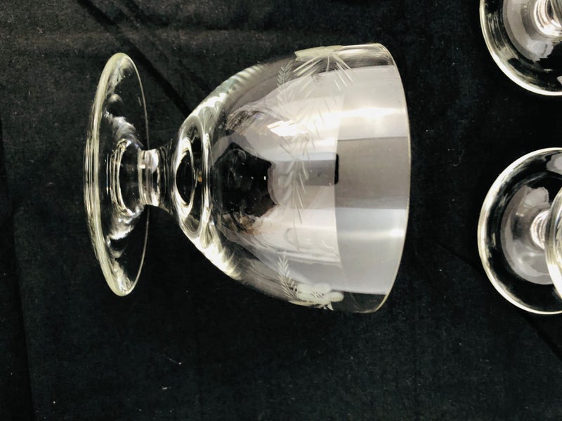 Vintage Ice Cream/Parfaits Footed Bowls (20628)62937632745731113