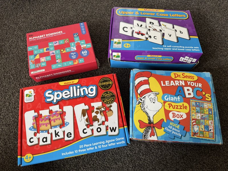 Alphabet match it puzzles Carousel 1