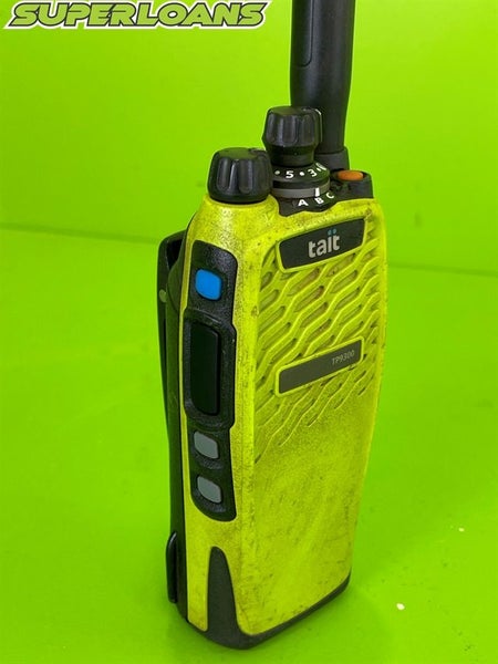 ** 2 X TAIT TP9300 PORTABLE HANDHELD RADIOS + CHARGER BASES ** Carousel 2