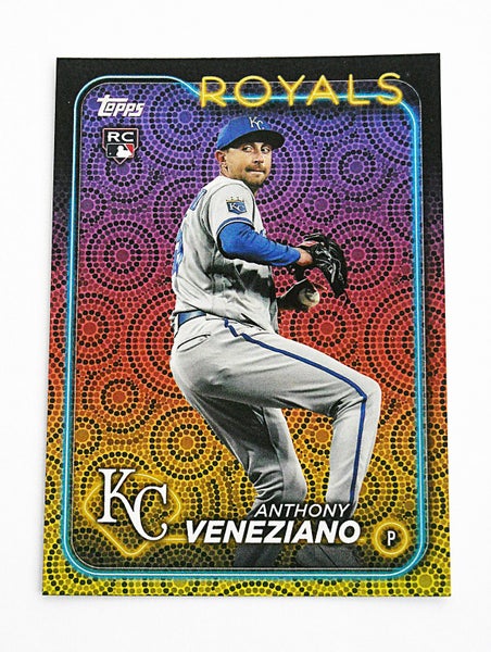Anthony Veneziano. Topps 2024. Holiday Foil. R/C. Carousel 1