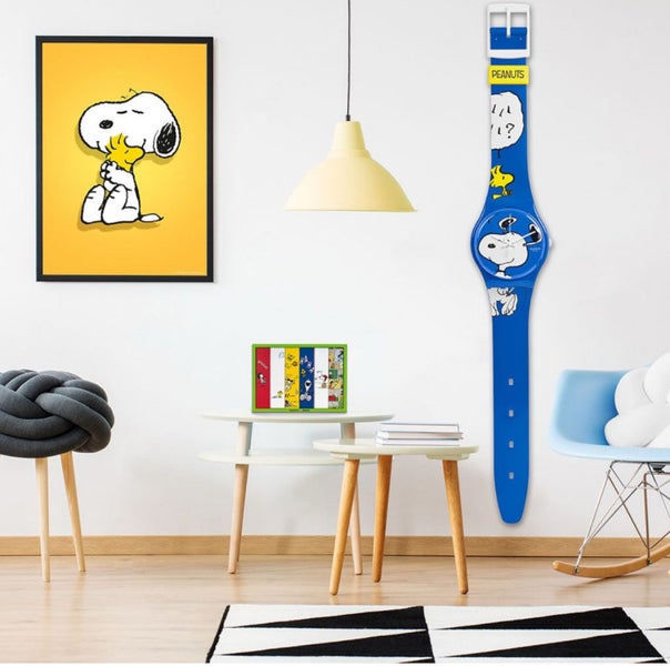 Swatch Maxi Wall Clock Snoopy Peanuts Carousel 1