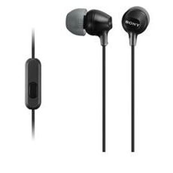 MDREX15APB - Sony MDREX15APB In Ear Headphone w/Smart Phone Control Black Carousel 1