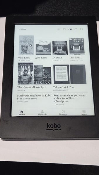 Kobo Aura H2O eBook reader Excellent working order $1 reserve Carousel 1