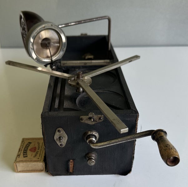 Cameraphone, Rare Antique Portable Gramophone Record Player Carousel 1