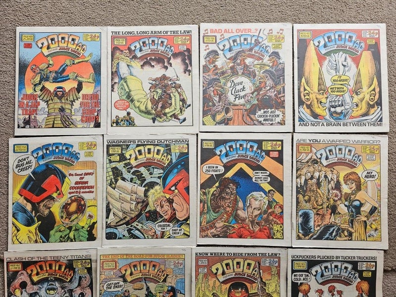 16 x 1980's 2000 AD Comics (#454 to 469) Carousel 2