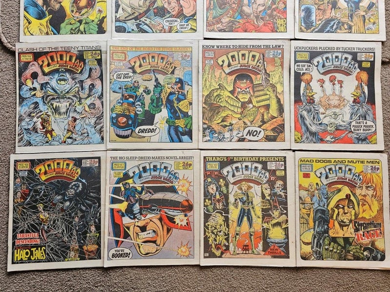 16 x 1980's 2000 AD Comics (#454 to 469) Carousel 3