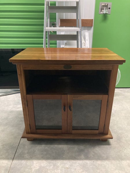 TV Cabinet, NZ made. Solid Westland Beech. Carousel 1